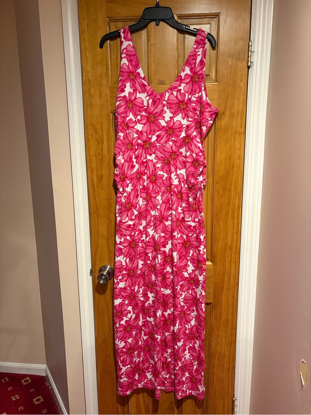 INC International Concepts Hot Pink Floral Dress